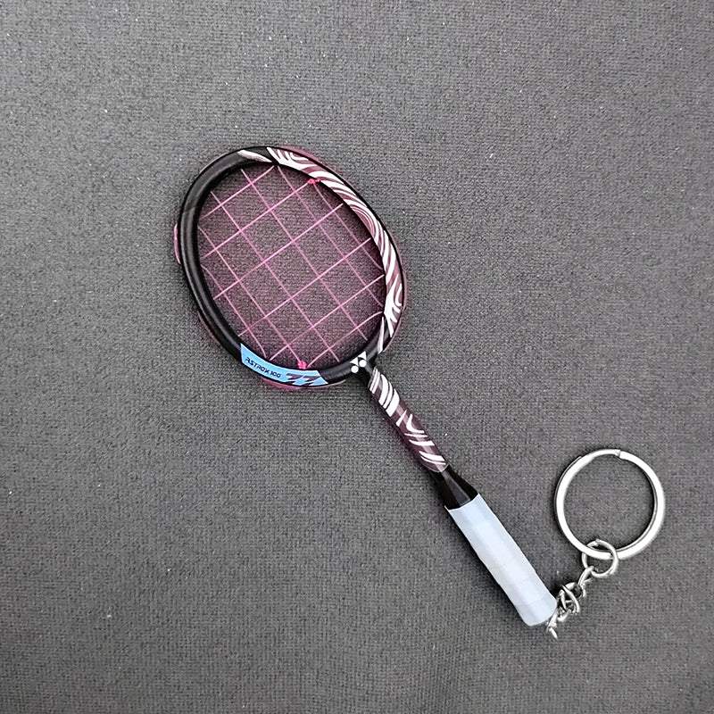 Labubu Mini Badminton Racket Keychain – Doll Accessory