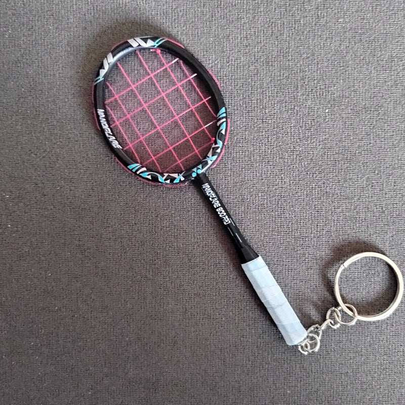 Labubu Mini Badminton Racket Keychain – Doll Accessory
