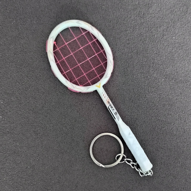 Labubu Mini Badminton Racket Keychain – Doll Accessory