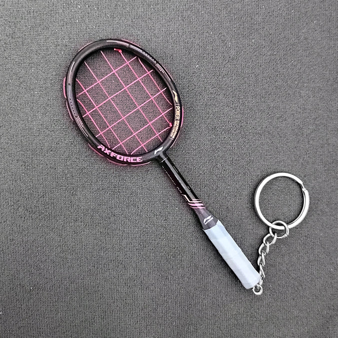 Labubu Mini Badminton Racket Keychain – Doll Accessory
