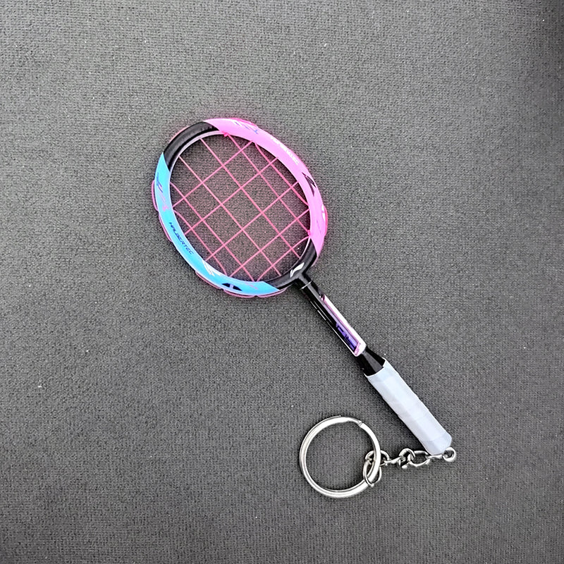 Labubu Mini Badminton Racket Keychain – Doll Accessory