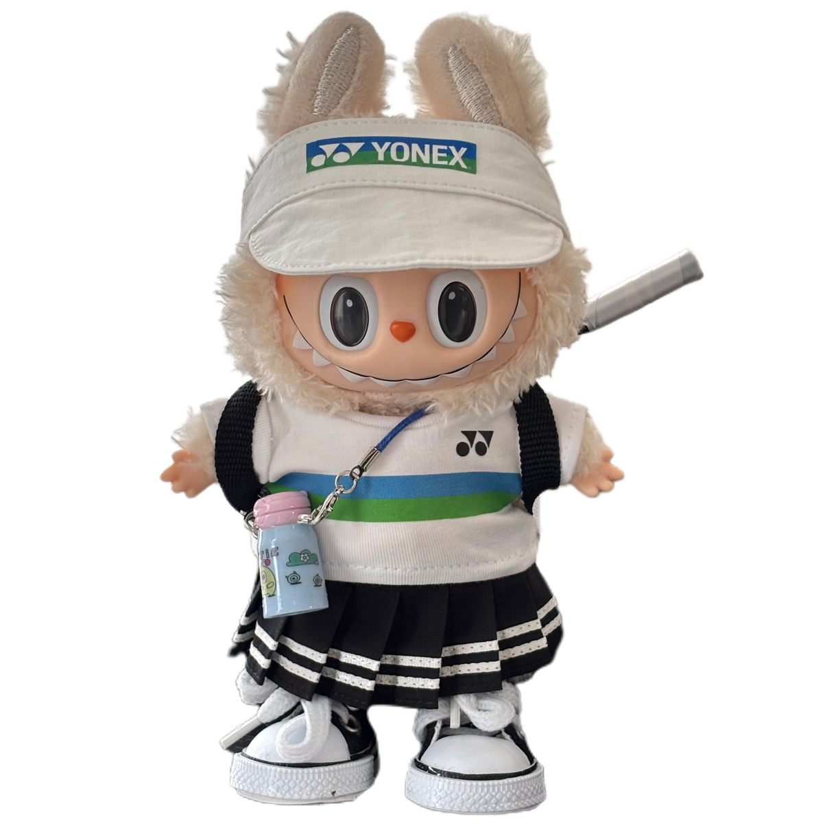 Handmade Badminton-Inspired Doll Outfit - Sporty Style Doll Clothing