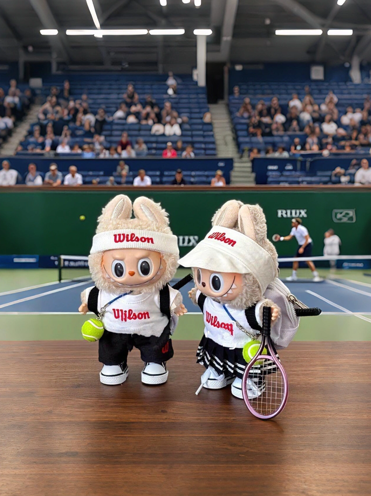 Handmade Tennis-Inspired Doll Outfit - Wilson Style Doll Clothing