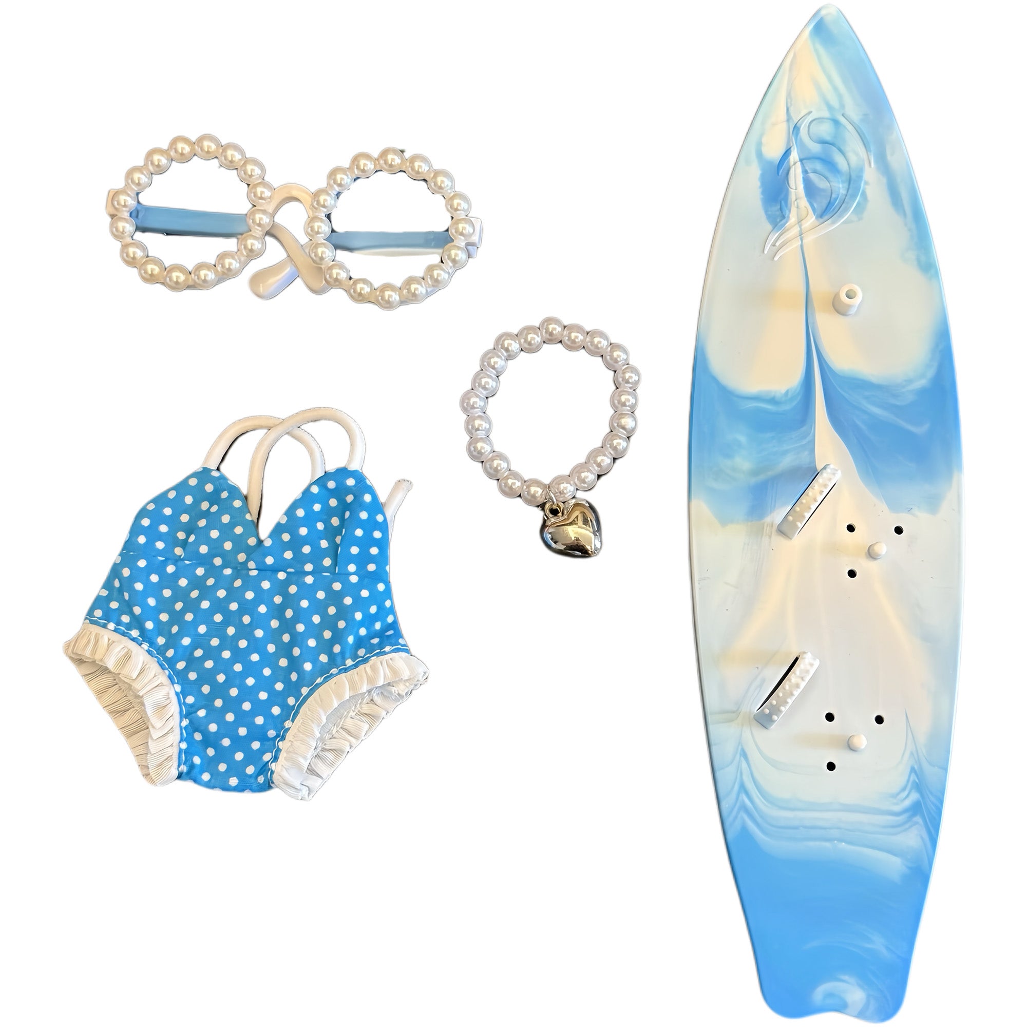 POP MART The Monsters Labubu Fashion Outfit - Handmade Labubu Surf Set