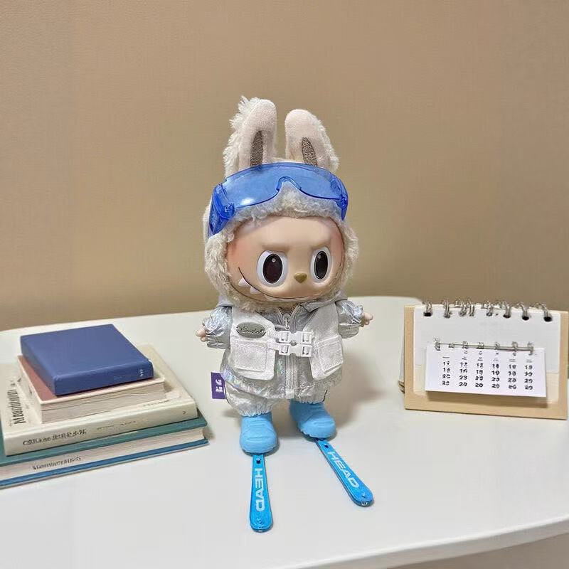 Winter Sports-Themed Handmade Doll Outfit - Ski Style Doll Clothing