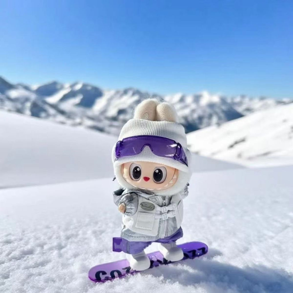 Handmade Snowboard Doll Outfit - Stylish Winter Sports Gear (6 Color Options)