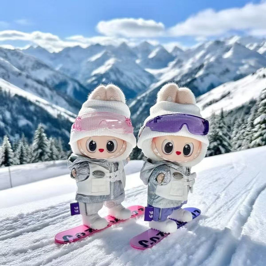 Handmade Snowboard Doll Outfit - Stylish Winter Sports Gear (6 Color Options)
