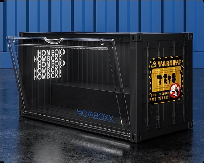 LED Luminous Display Box Container - PURE BLACK