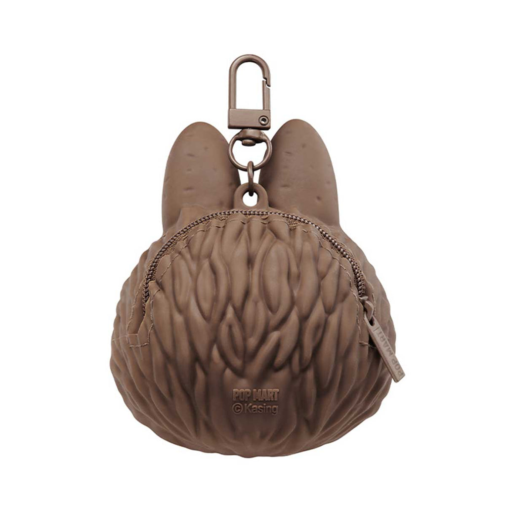 LABUBU Originals-Brown Silicone Earphone Bag 100% authentic