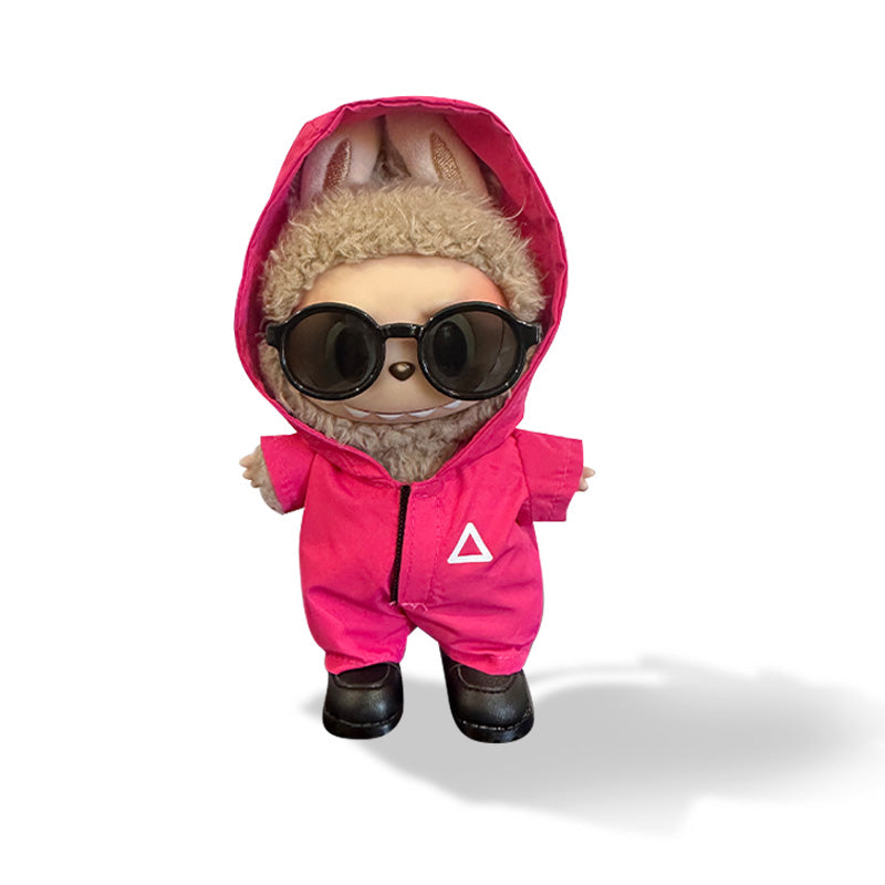 POP MART The Monsters Labubu Fashion Outfit - Squid Game Outfit + Sunglasses + Shoes